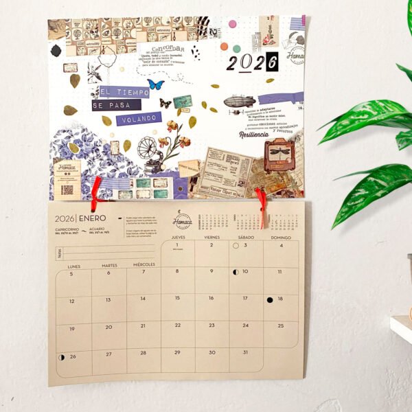 Planner mensual de pared